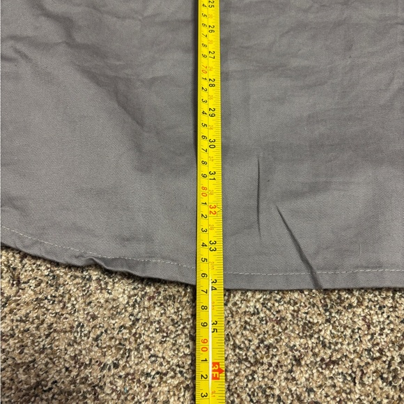 Bocomal FR Flame Resistant Shirt Men's Medium Grey Pearl Snap Cat 2 - Picture 7 of 7